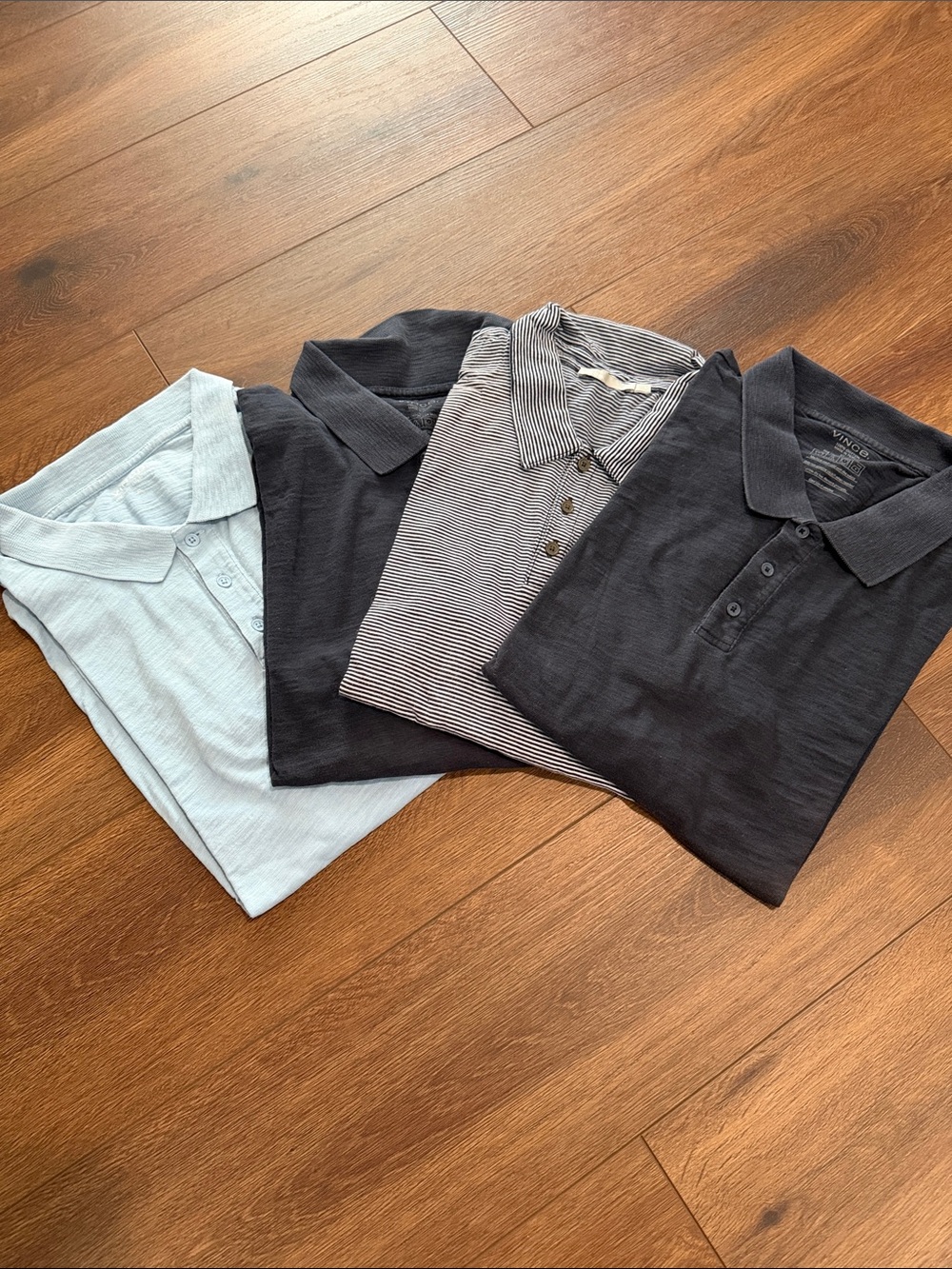 Vince Men's Polo Shirt BUNDLE - Classic Collared Short Sleeve